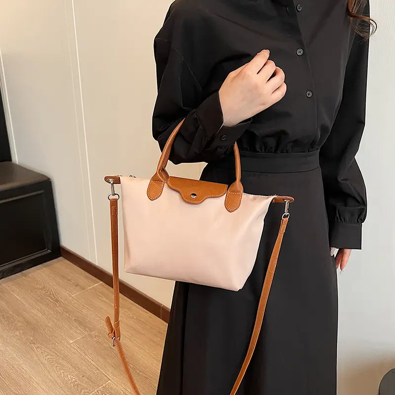 Trendy Women's Black Brown PU Shoulder Bag Large Capacity — feature 32