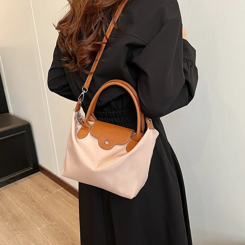 Trendy Women's Black Brown PU Shoulder Bag Large Capacity — feature 33