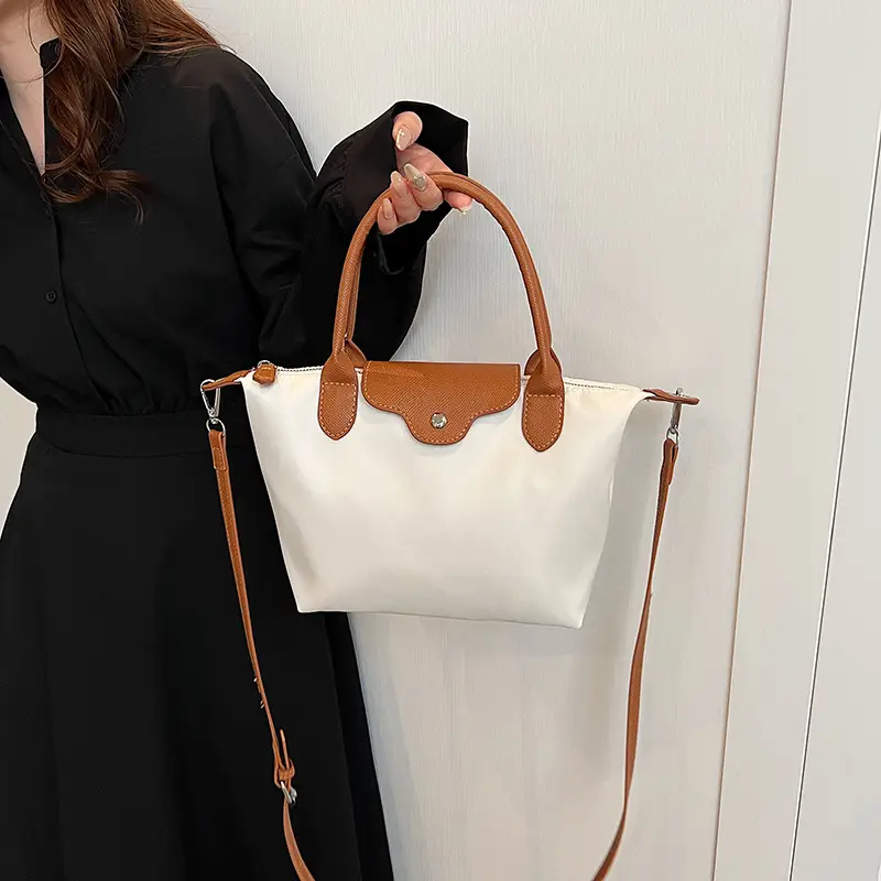 Trendy Women's Black Brown PU Shoulder Bag Large Capacity — feature 36