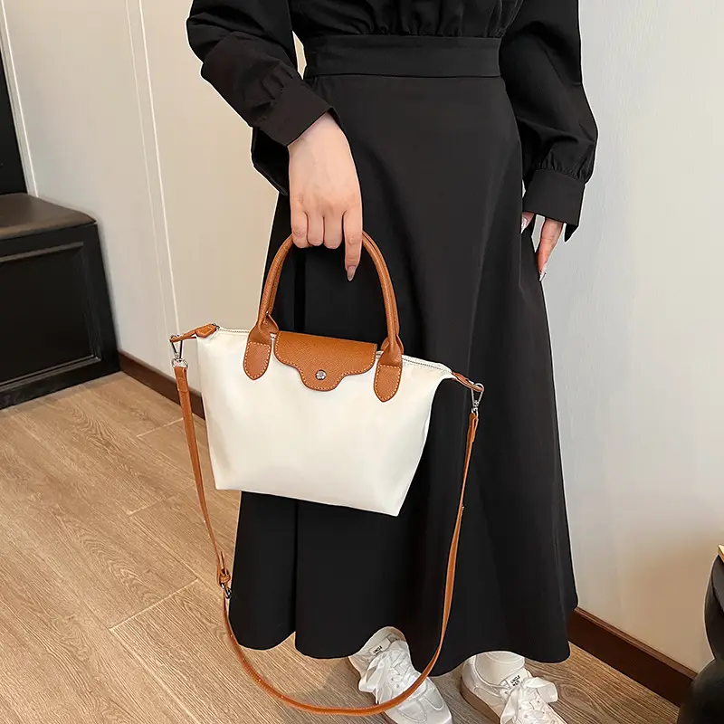Trendy Women's Black Brown PU Shoulder Bag Large Capacity — feature 37