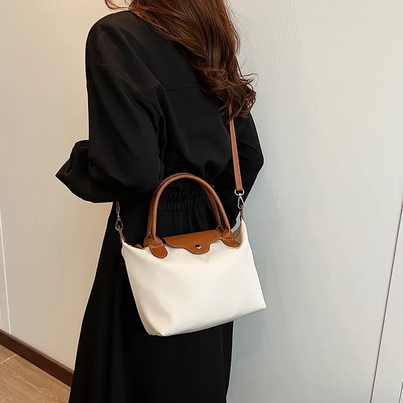 Trendy Women's Black Brown PU Shoulder Bag Large Capacity — feature 38