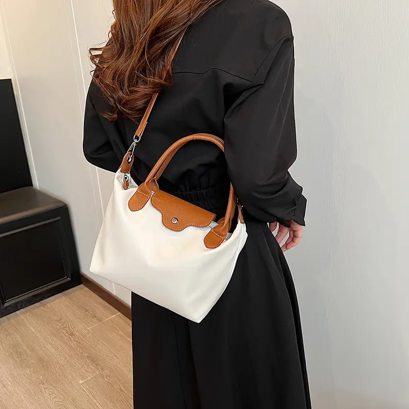 Trendy Women's Black Brown PU Shoulder Bag Large Capacity — feature 40