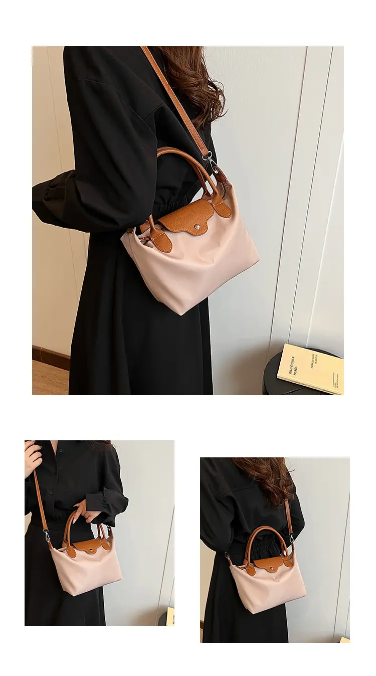 Trendy Women's Black Brown PU Shoulder Bag Large Capacity — feature 5