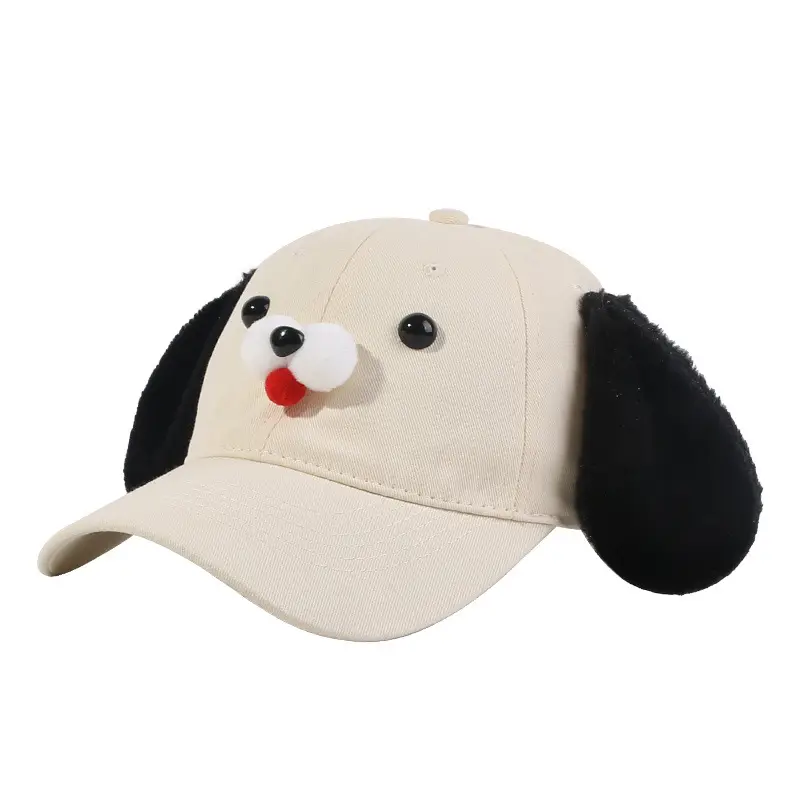Women's Cute Puppy Baseball Cap with Red Nose - Image 6