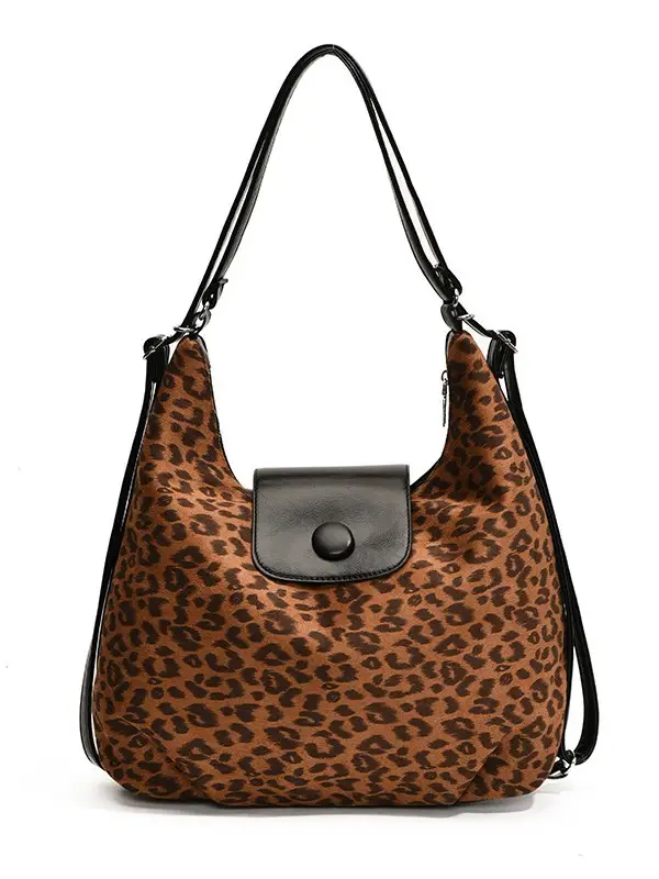 Leopard Print Large Capacity Women's Tote Bag - Image 6