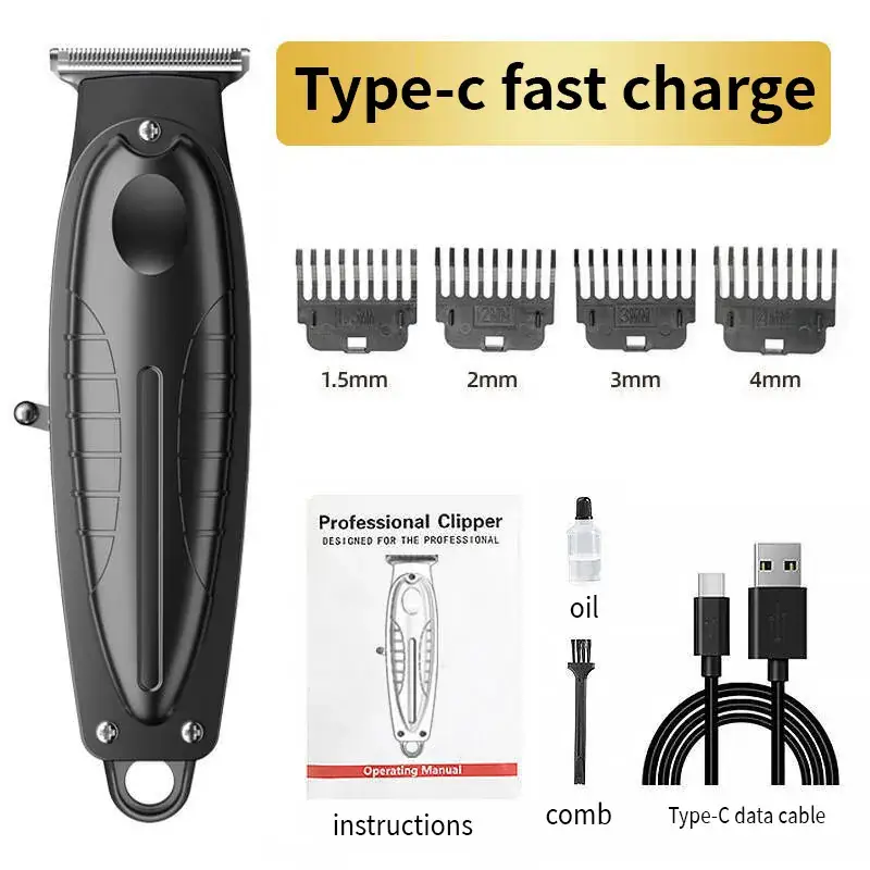 Rechargeable Digital Display Hair Clipper for Barbers Shop Use - Image 5