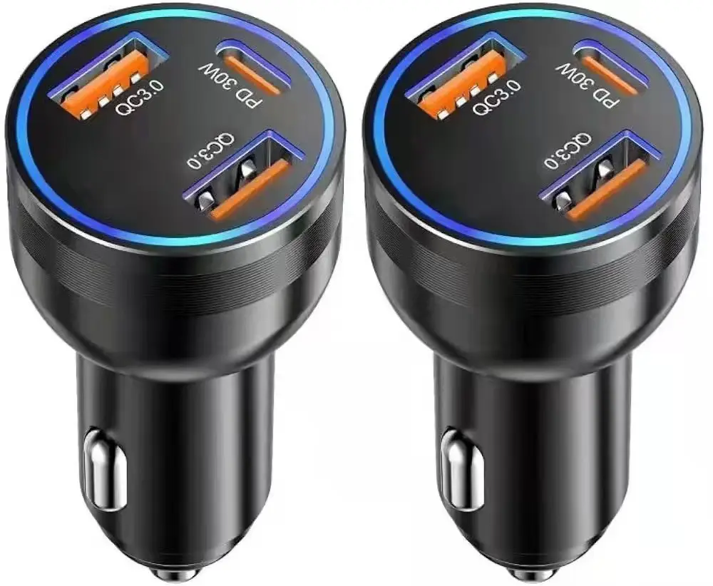 Factory One-to-Three Car Charging with 30W PD30W Super Fast Charging — feature 1