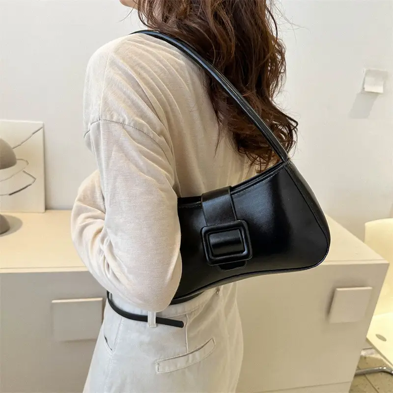 Pink Metallic Niche Shoulder Bag for Women