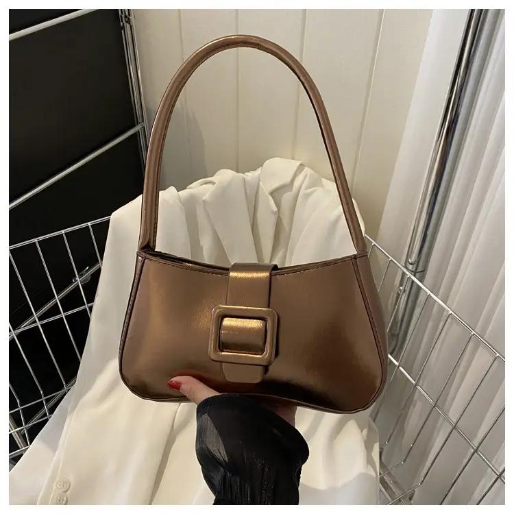 Pink Metallic Niche Shoulder Bag for Women — feature 23