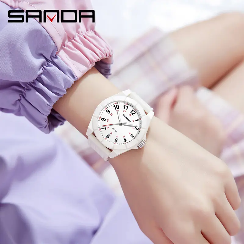 Sanda Brand Green Quartz Nurse Watch Waterproof Cross-border - Image 9