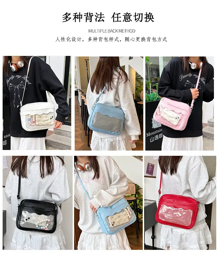Cute Transparent Shoulder Crossbody Bag for Women — feature 5