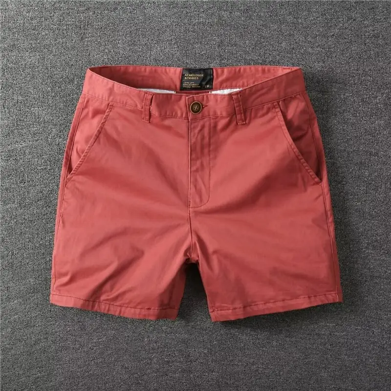 Men Green Denim Wide Leg Shorts with Distinctive Belt - Image 6