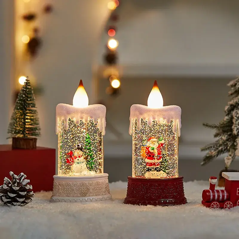 Christmas Wind Lamp with LED Light & Water Spray - Image 5