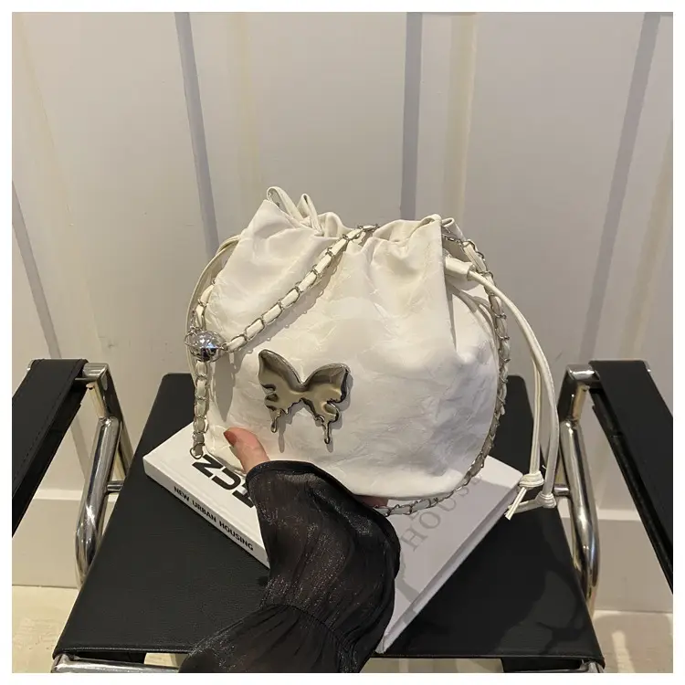 Silver Butterfly Crossbody Bag for Women - Image 2