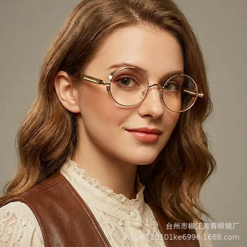 European American Cross-Border Steampunk Sunglasses Black Ice Blue - Image 19