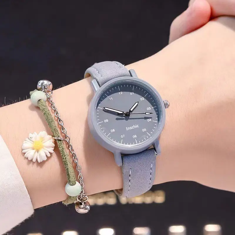 Elegant Black Women's Watch with Leather Strap - Image 10