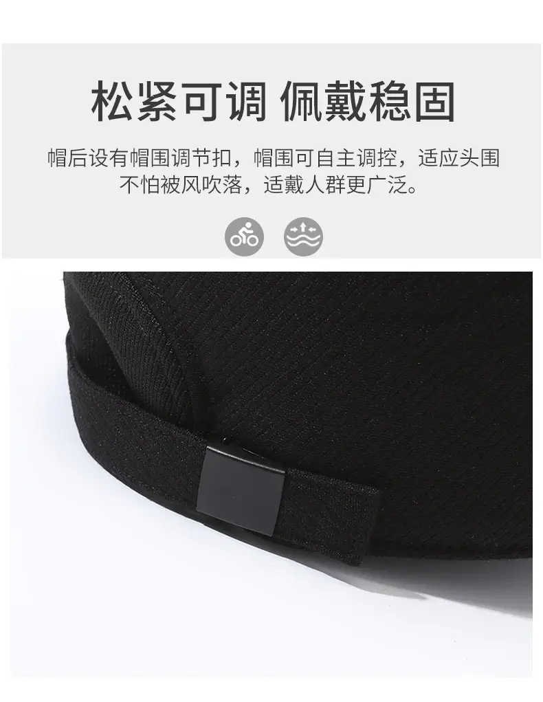 Men's Winter Fleece Cap Black Warm Ear Protection — feature 4