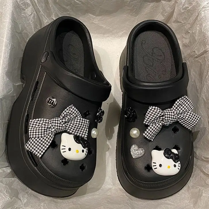 Hello Kitty EVA Clogs Black Summer Non-Slip - Image 5