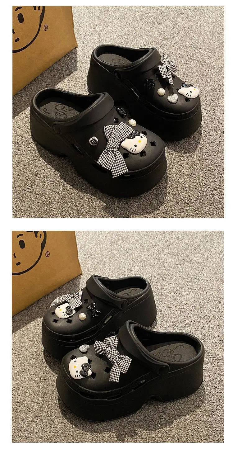 Hello Kitty EVA Clogs Black Summer Non-Slip — feature 24