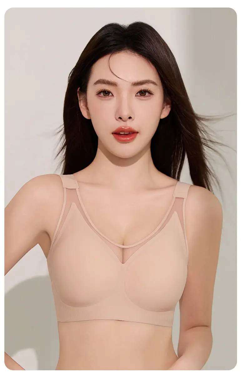 Lace Push-Up Jelly Soft Seamless Cup Bra — feature 26