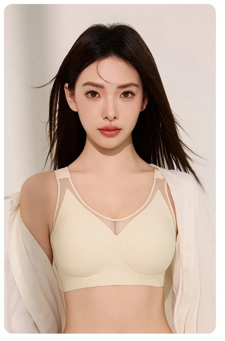 Lace Push-Up Jelly Soft Seamless Cup Bra — feature 27