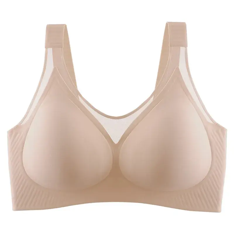 Lace Push-Up Jelly Soft Seamless Cup Bra - Image 2