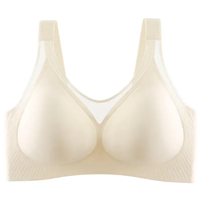 Lace Push-Up Jelly Soft Seamless Cup Bra - Image 6