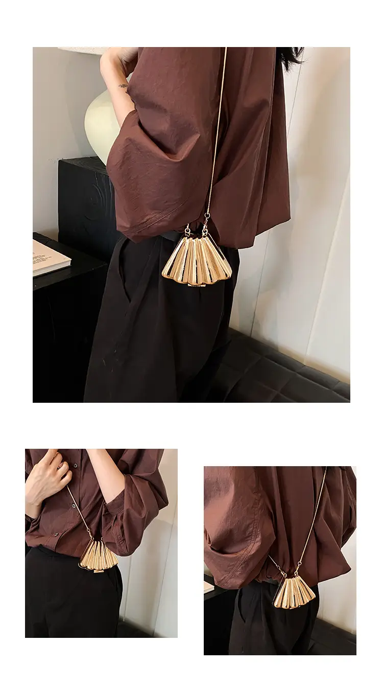 Golden Shell Mini Bag for Women 2024 — feature 14