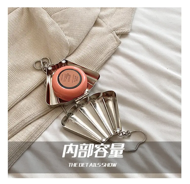 Golden Shell Mini Bag for Women 2024 — feature 4