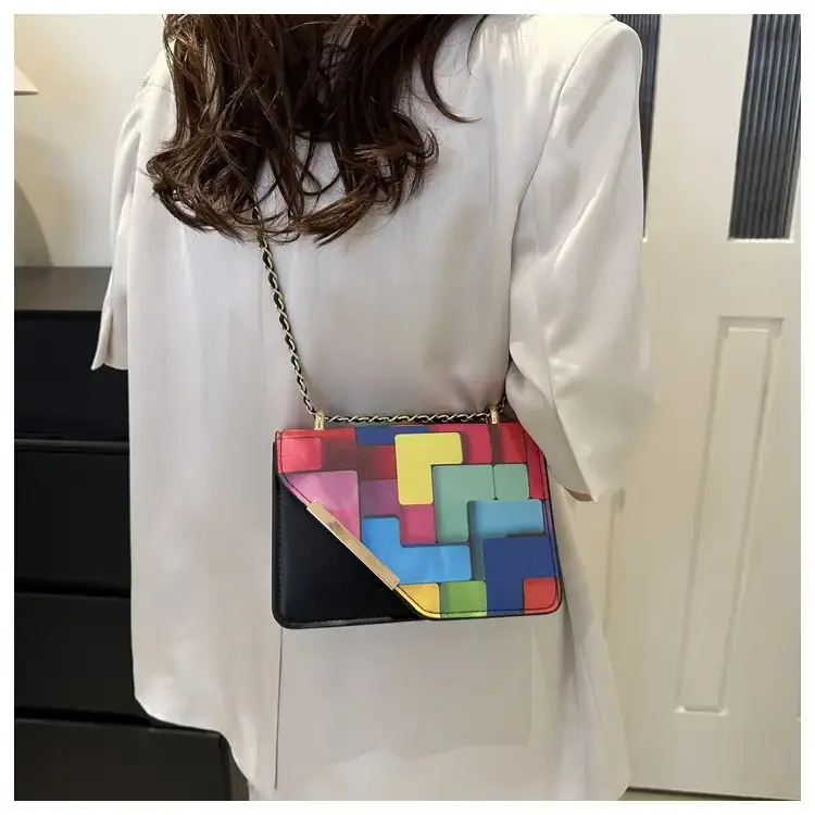 2024 Women's Square Patterned Crossbody Bag — feature 17