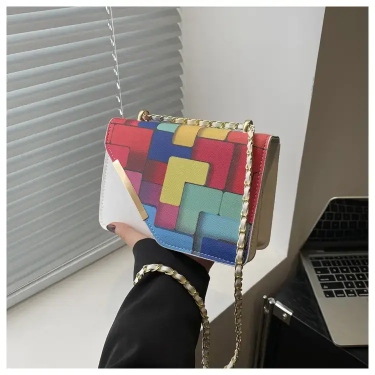 2024 Women's Square Patterned Crossbody Bag — feature 18