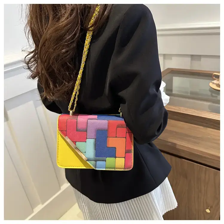 2024 Women's Square Patterned Crossbody Bag — feature 8