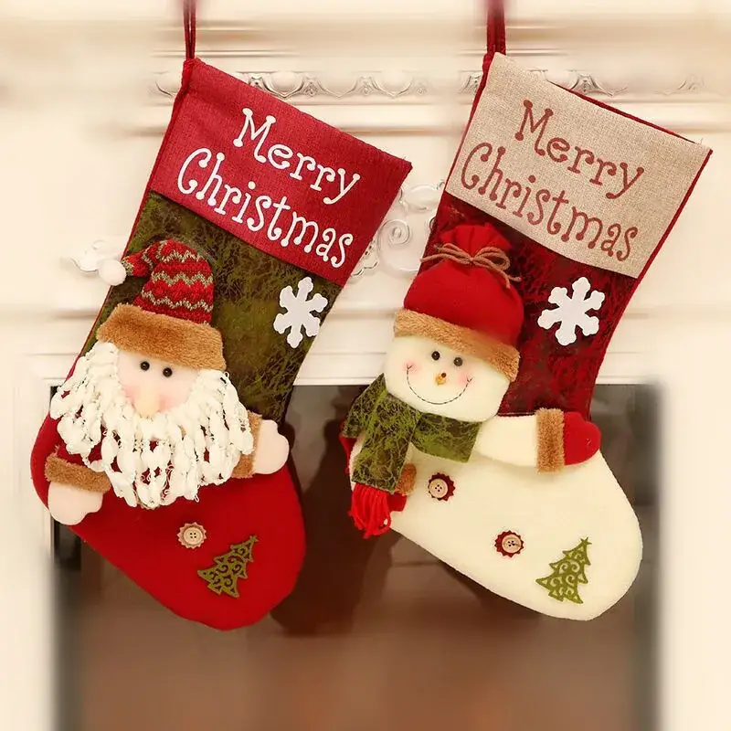 Christmas Socks Large 3D Decorative Gift Bag - Image 5