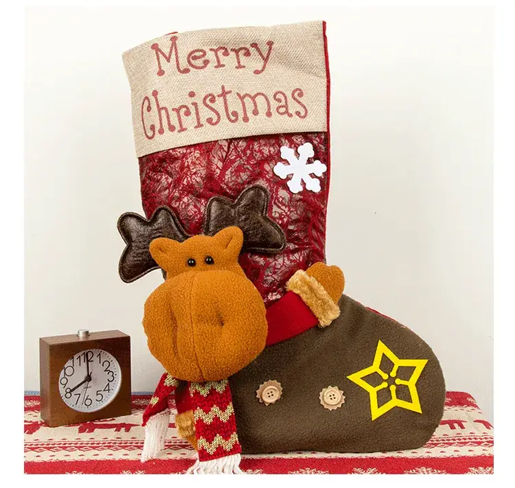 Christmas Socks Large 3D Decorative Gift Bag — feature 9