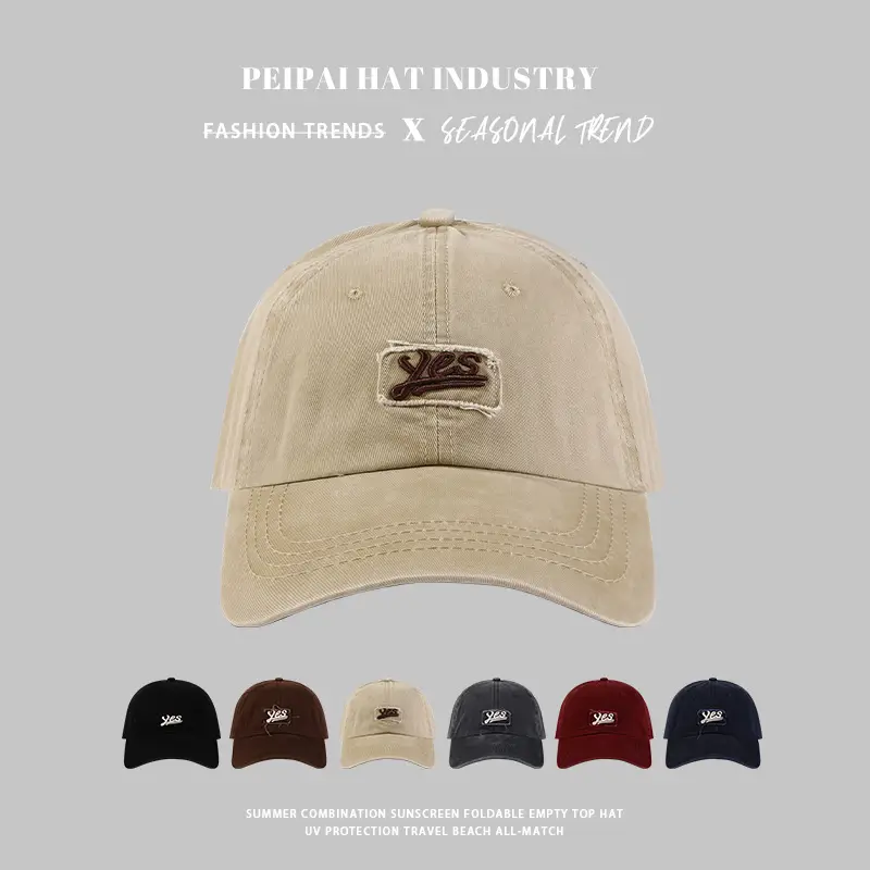 Men Black Logo Pea Hat 923 Brand