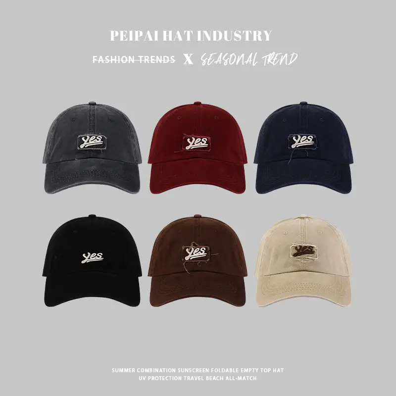 Men Black Logo Pea Hat 923 Brand