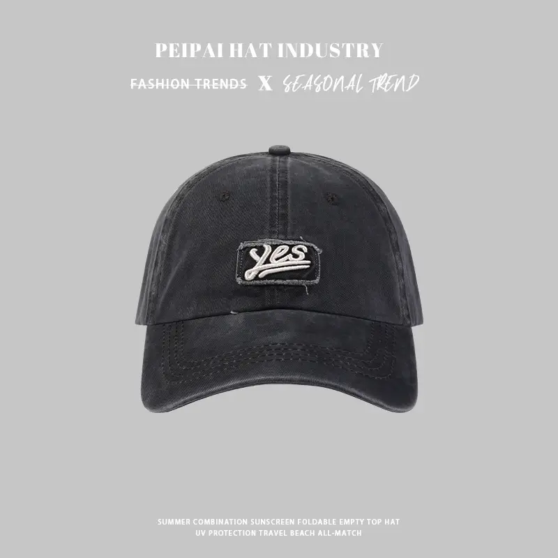 Men Black Logo Pea Hat 923 Brand — feature 2