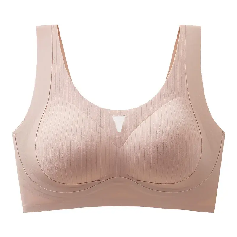 Traceless U-Shape Sports Bra Women Large Chest Back Support - Image 11