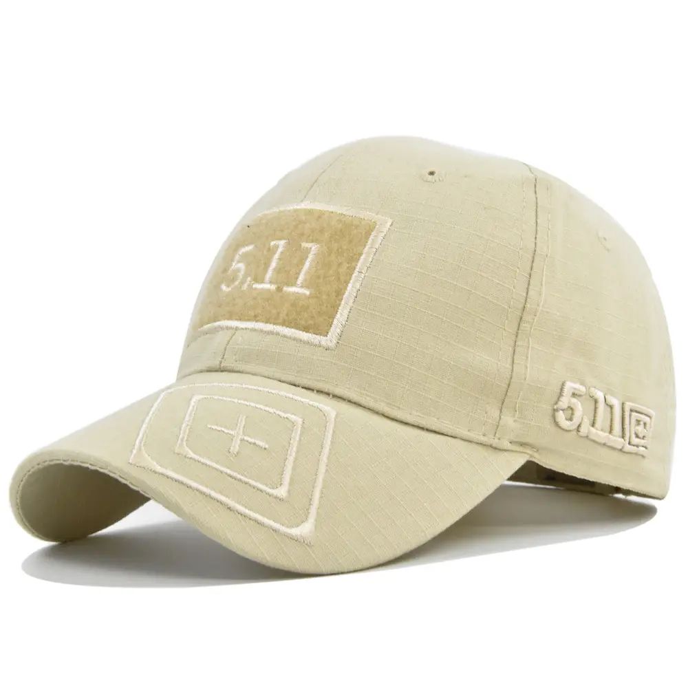 Military Camo Embroidered Cap 511 Black — feature 12