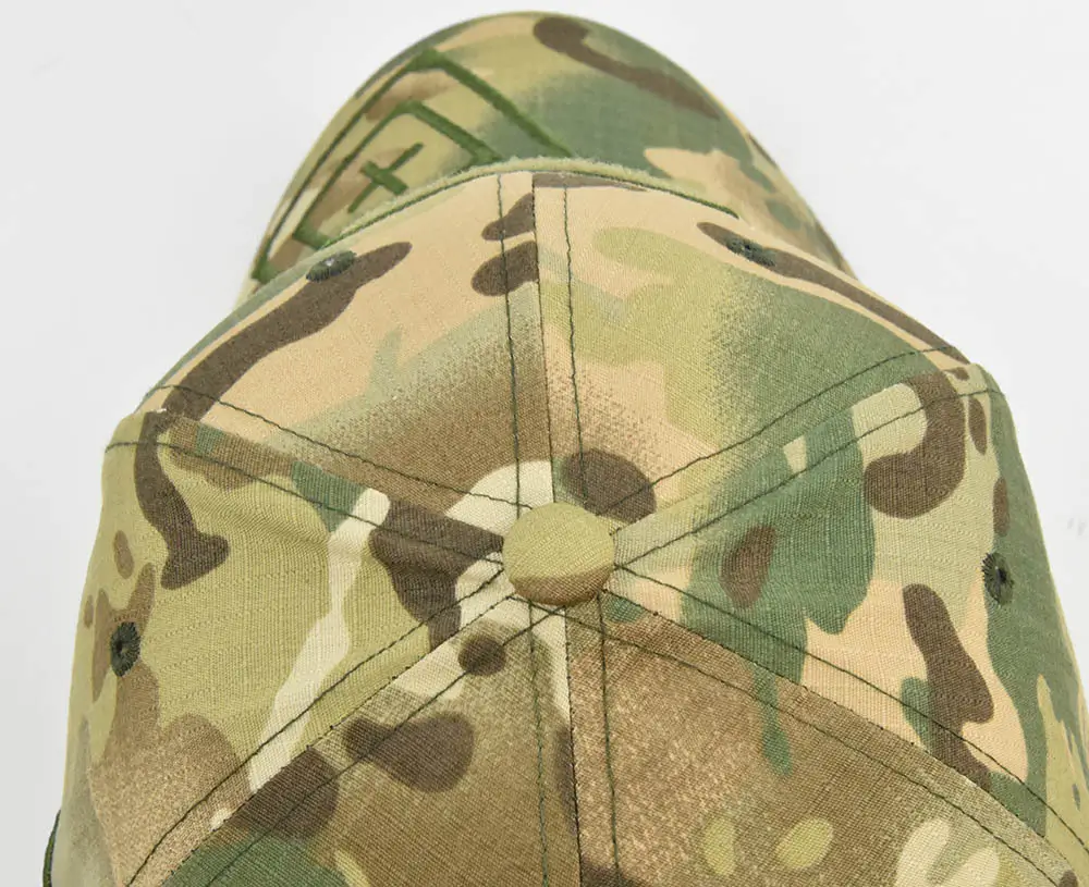 Military Camo Embroidered Cap 511 Black — feature 19
