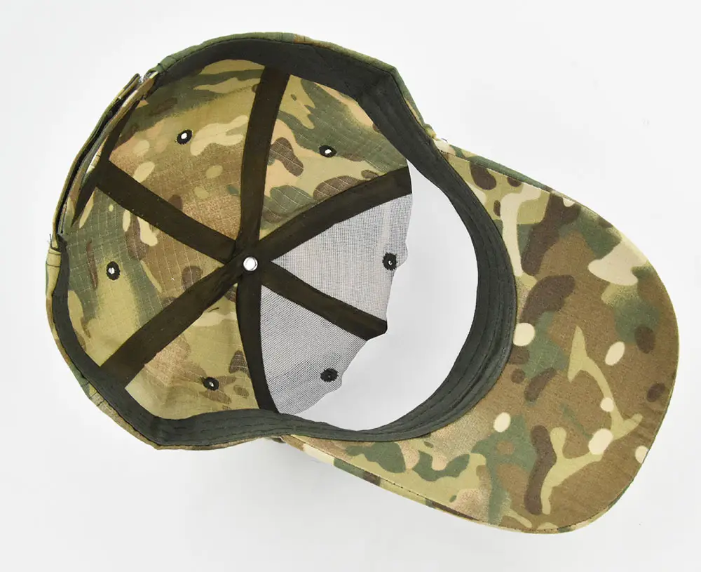Military Camo Embroidered Cap 511 Black — feature 21