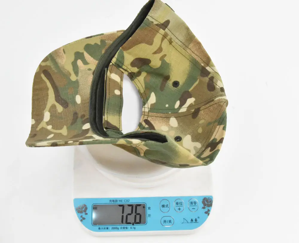 Military Camo Embroidered Cap 511 Black — feature 22