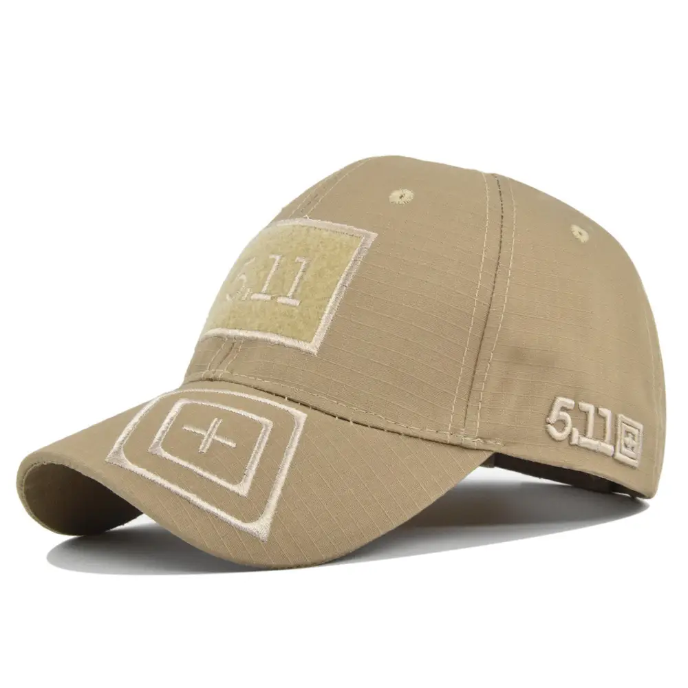 Military Camo Embroidered Cap 511 Black - Image 10