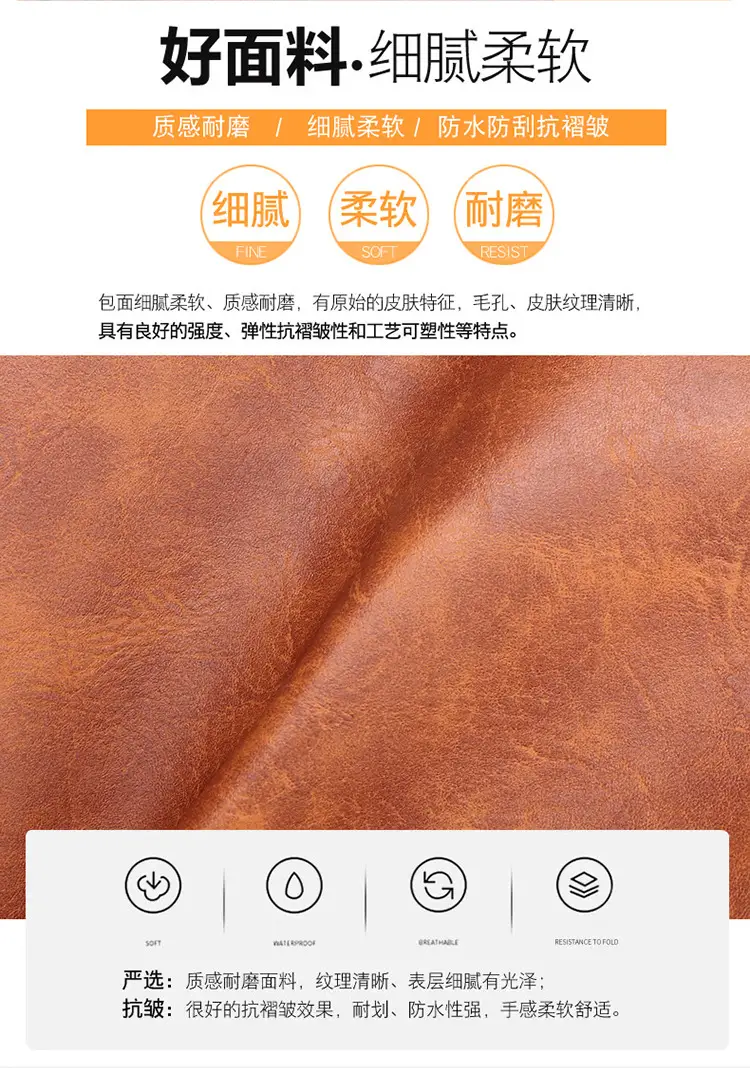 Men's Leather Crossbody Bag Casual Business Commute — feature 3