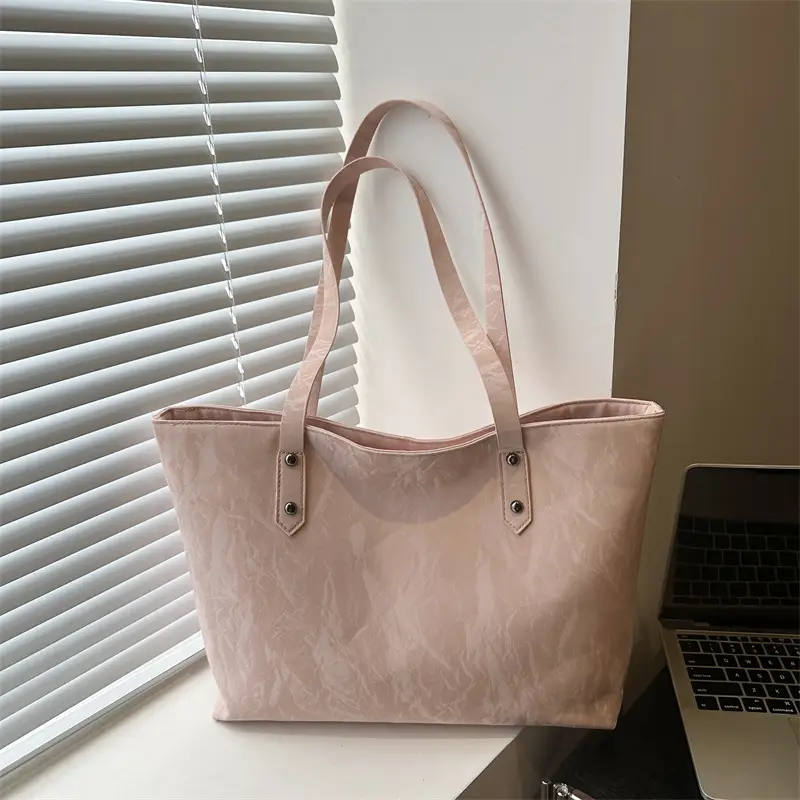 Pink Velvet Women's Large Capacity Tote Bag - Image 7