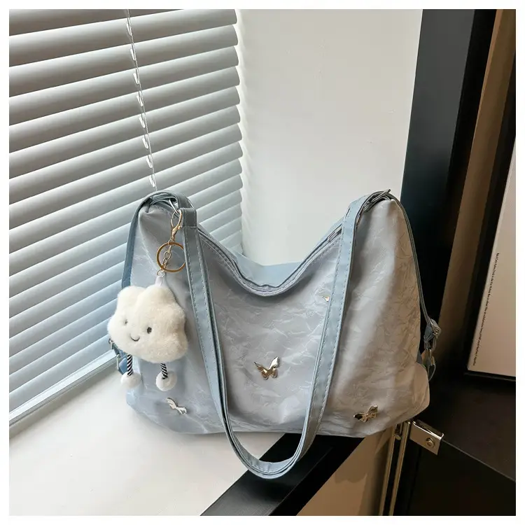 Black Butterfly Embroidered Shoulder Bag for Women — feature 26