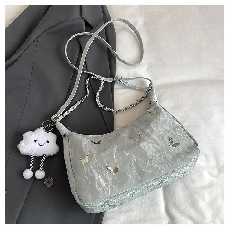 Black Lace Bow Shoulder Bag for Women 2025 — feature 19