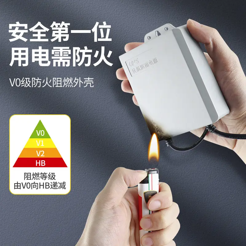 Us Standard Ups Uninterruptible Power Supply Monitoring 12V2A Router Wifi Power Outage Camera Dedicated Adapter Waterproof