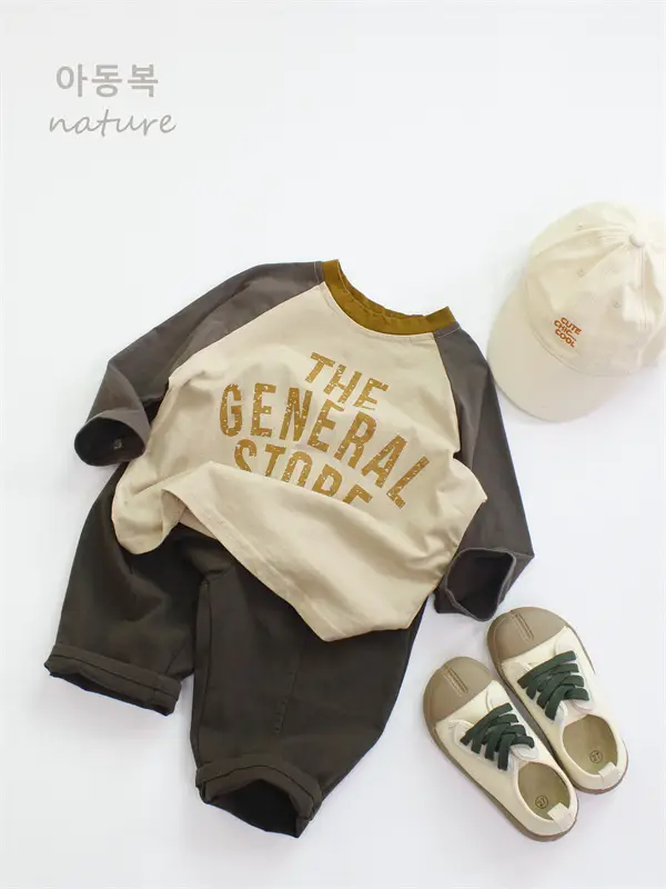 New Arrival 2026 Kids T-Shirt Long Sleeve Printed Bottom