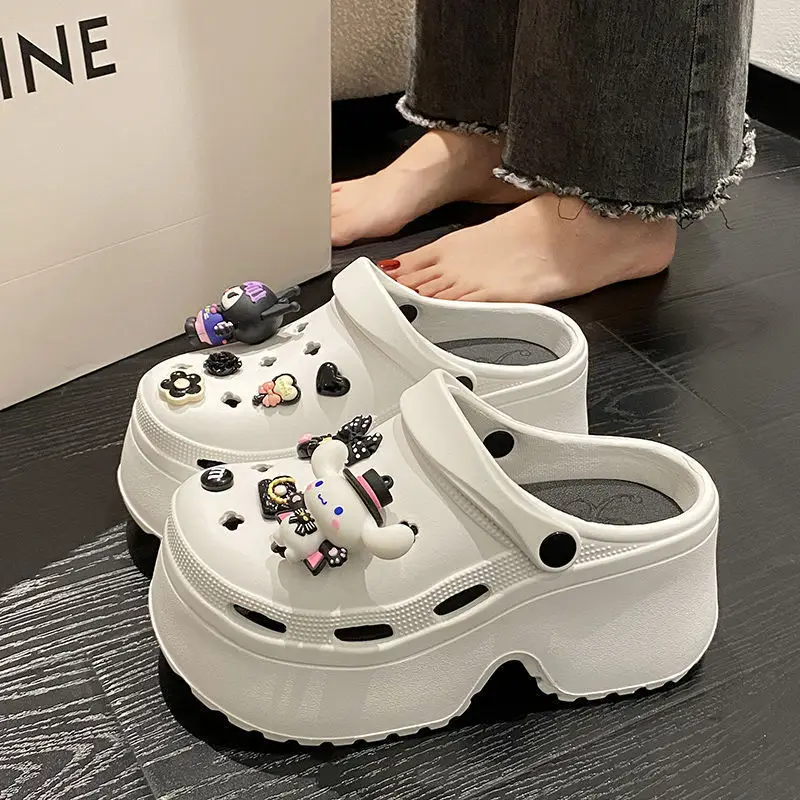 Women Cartoon Cave Shoes White 2024 Summer Non-Slip - Image 4